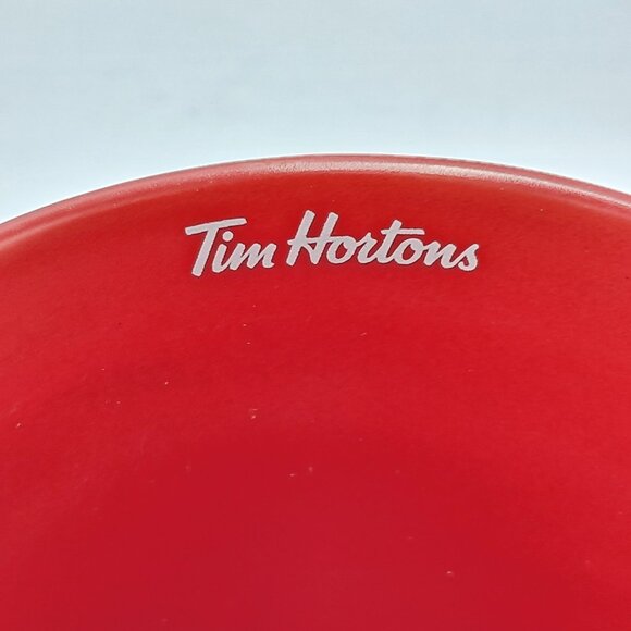 Tim Hortons Mug Snowflakes 2021 Red Christmas Ceramic Coffee Cup - Picture 5 of 7